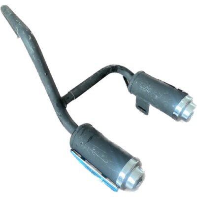 FT49 Petrol Quad Bike Twin Exhaust Pipe