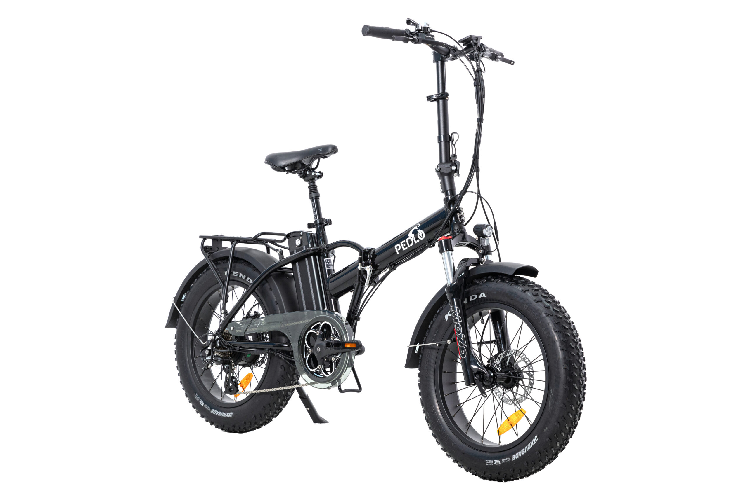 Pedlo Fat Folding E-Bike 250W 48V - Black - Image 2