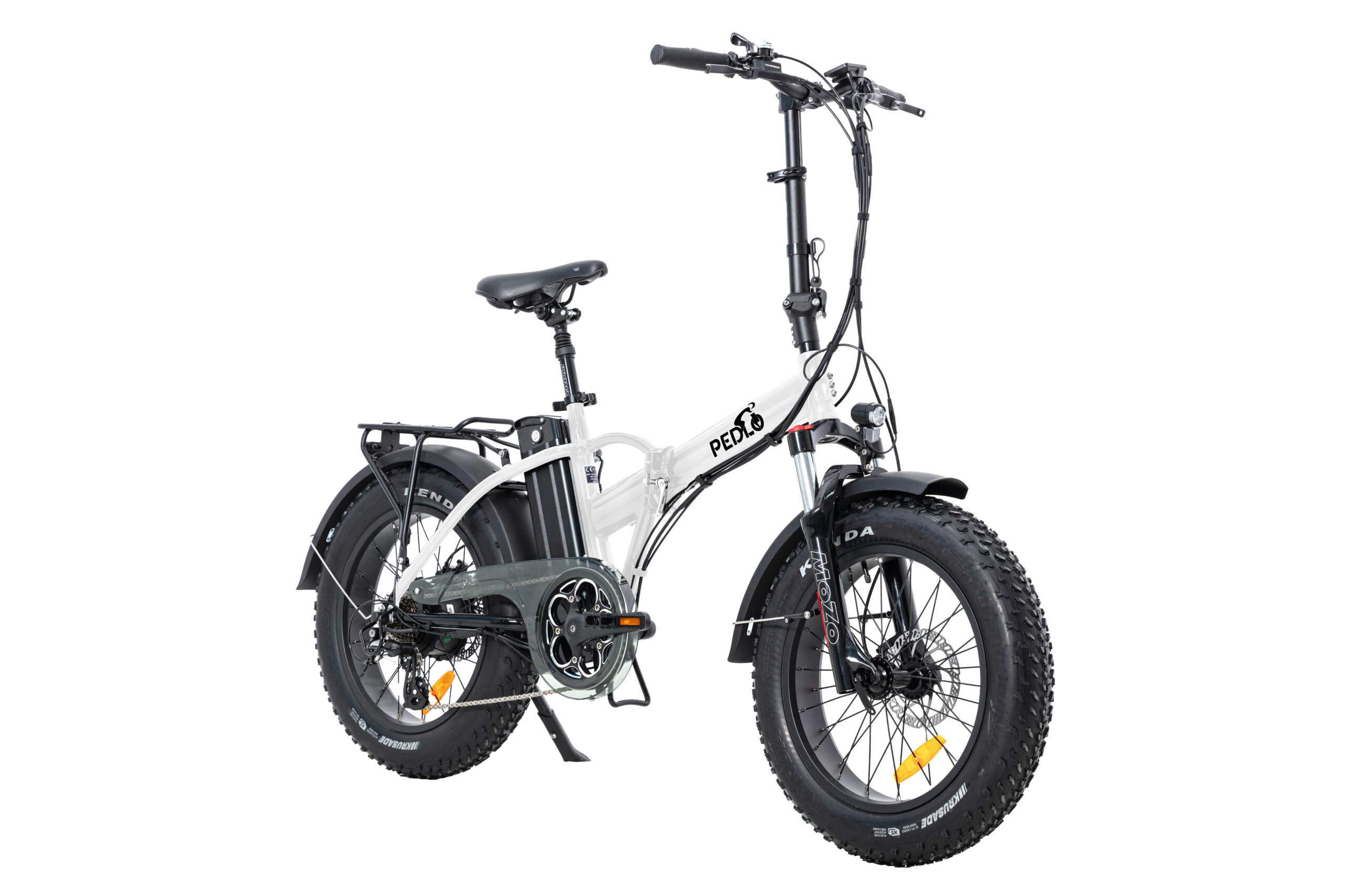 Pedlo Fat Folding E-Bike 250W 48V - White - Image 28