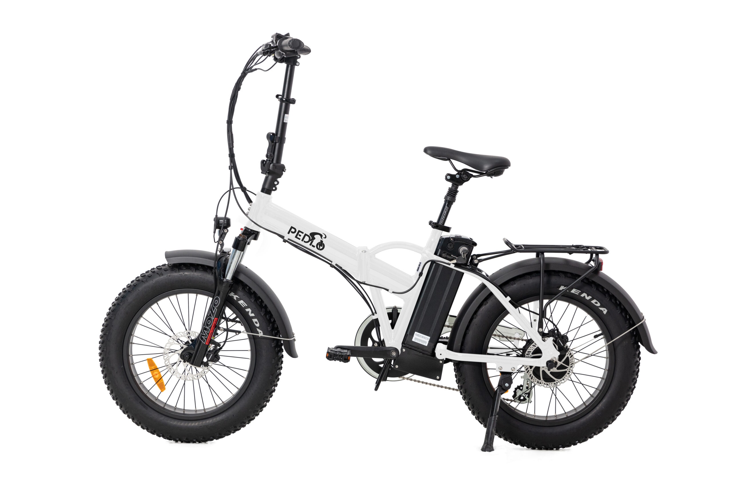 Pedlo Fat Folding E-Bike 250W 48V - White - Image 29